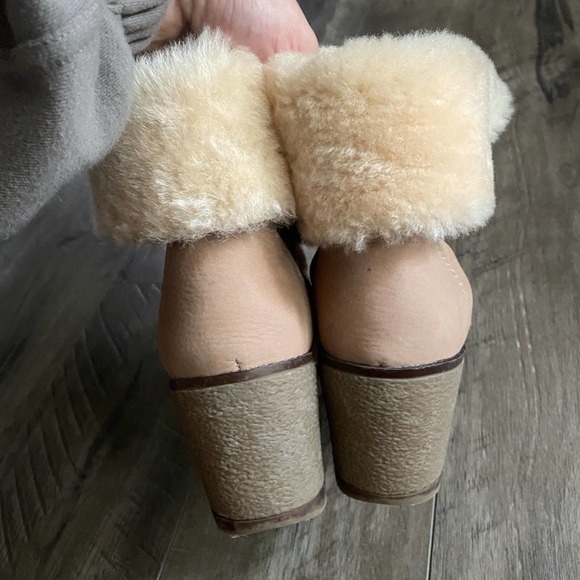 J.Crew Nordic Wedge Boot Subtle Pink 8 NWOB Blogger Favorite - Picture 4 of 6